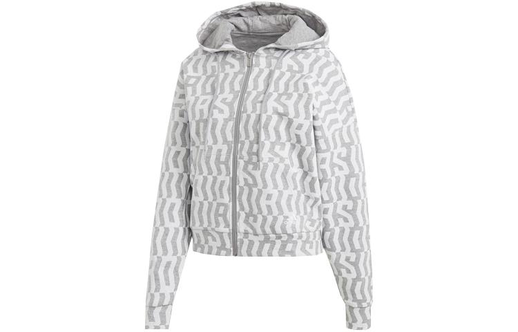 Adidas Jackets Women s Gray Hooded Moderate Other FL4225 S