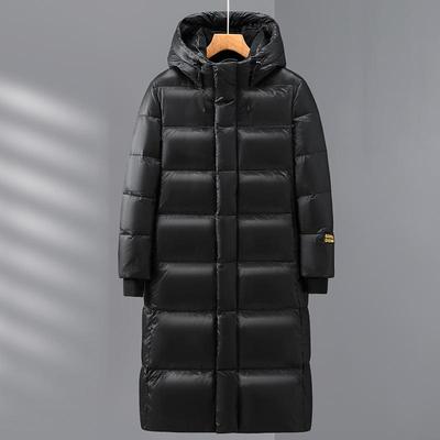 Schwarz Gold Unten Graphene Unten Jacke Winter Neue Winddicht Warme Verdickt Lange