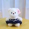 New bear doll eight-inch grab machine doll cute hug bear doll wearing skirt teddy bear plush toy gift