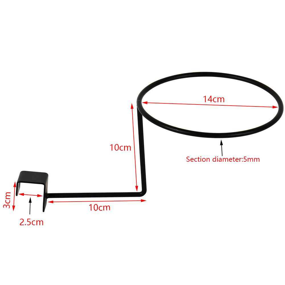 1PCS Black White Motorcycle Helmet Holder Hanger Rack Wall Mounted Hook for Coats Hats Caps Helmet Rack Black Steel Accessories