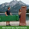 Outdoor Camping Sleeping Pad Inflatable Mattress Travel Mat Folding Bed with Pillows Ultralight Air Mat Built-in Inflator Pump