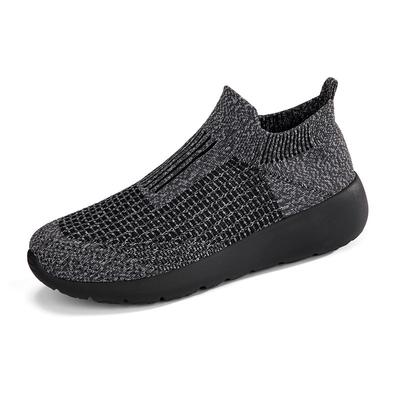 Neue explosive Übergröße Herren Damen Freizeitsneaker Atmungsaktive Sportschuhe Mesh-Oberfläche Slipper PU Frühling Modetrends