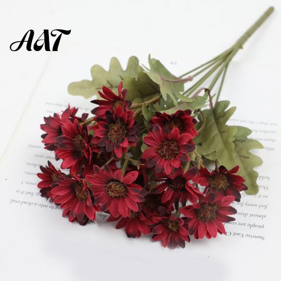 Lifelike Artificial Flowers for Home Decor Daisy Flowers, Realistic Plastic Floral Arrangements, Reusable Faux Flower Bouquet, Decorative Silk Wedding