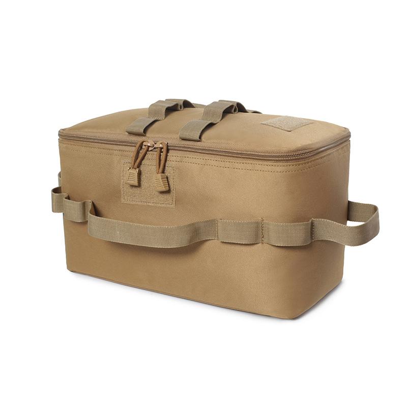 

Outdoor Camping Storage Bag Large Capacity Gas Stove Canister Pot Carry Bag Sack Picnic Bag Cookware Utensils Organizer хаки