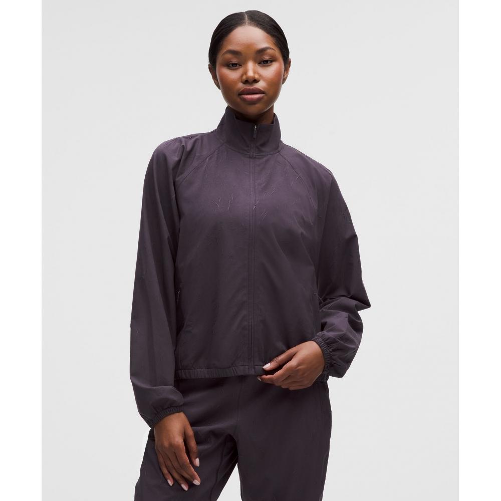 Lululemon Adapted State Vented Jacket Crinkle Atmospheric Purple