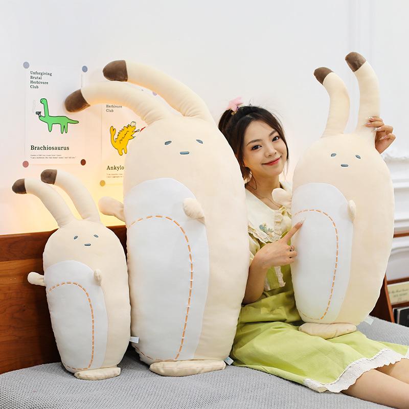 Girls Sleep Pinch Legs Cool Feeling Ice Silk Animal Long Throw Pillow Bedroom Dormitory Pregnant Women Sleeping Throw Pillow Plush Toy