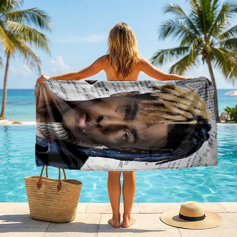 Xxxtentacion Fashion Beach Towel: Ideal for Summer Adventures Soft, Absorbent and Quick Drying Suitable for Swimming and Bathing