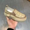 Women's New Summer One Foot Lazy Shoes Thick Soled White Shoes Hollowed Out Loafers Round Toe Soft Sole Casual Versatile