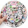 100 Cow Doodle Stickers Personalized Cartoon Cute Animal Creative Decorative Water Cup Mobile Phone Case Stickers