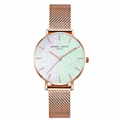 RORIOS Casual Women's Watch with a Stylish Starry Sky Sparkle Dial, Simple Quartz Movement, Perfect for Valentine's Day or Business