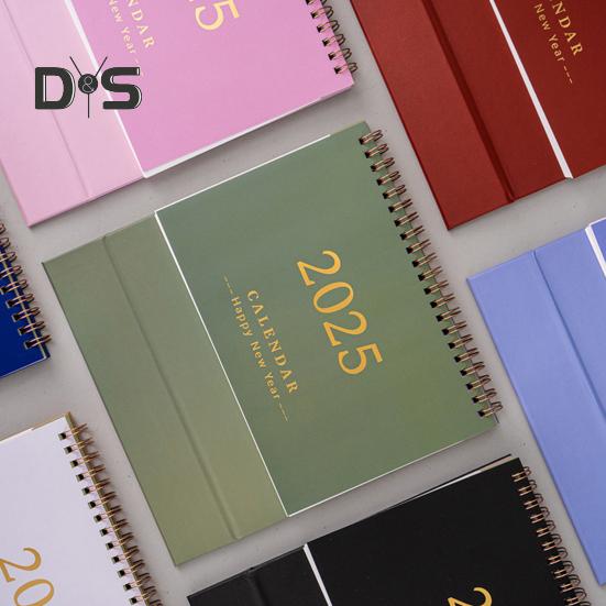 Mini-Tischkalender 2025, Tagesplaner, Klappkalender, To-Do-Liste, Notizblock, Zeitmanagement, Terminplaner, Organizer für Büro, Zuhause, Schule