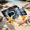 Custom Name Personalized BLEACH Print Beach Towel, for Trip Camping Beach Party Home Decor, Birthday Gift for Family & Friends
