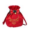 with Small Bell Christmas Cloth Bag Velvet Christmas Gift Bag Xmas Presents   New Year