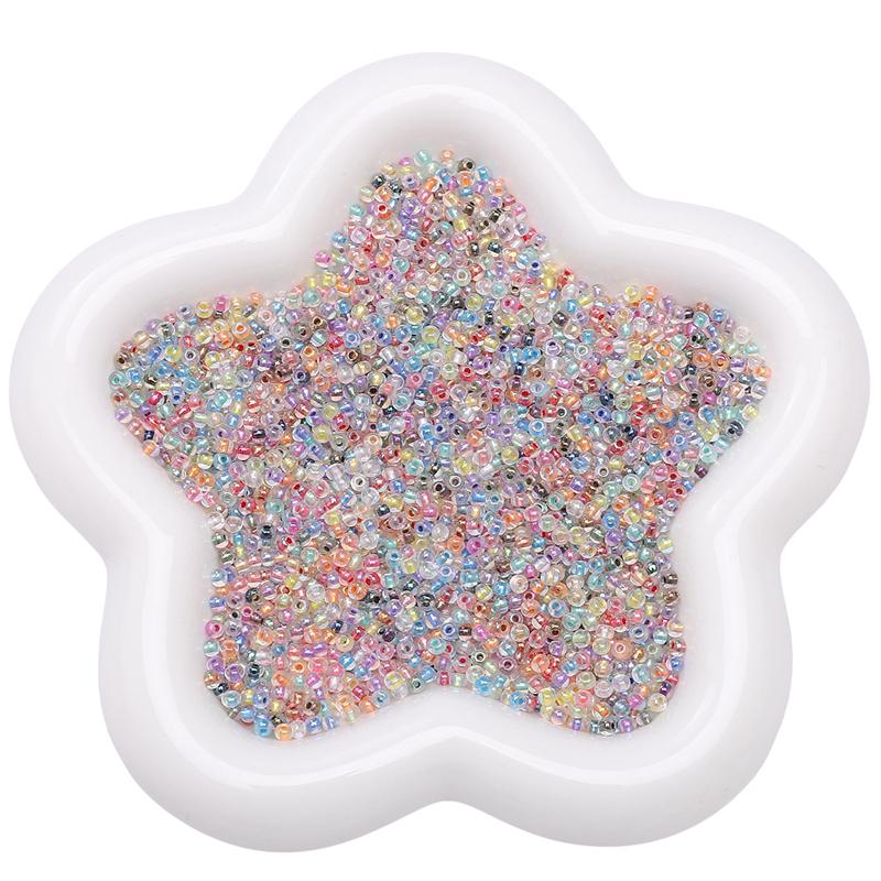 High Quality Glass Seed Beads Illusionary Pearl Light Dyeing Core Beads for Earring Bracelet DIY Jewelry Craft Accessoreis Making