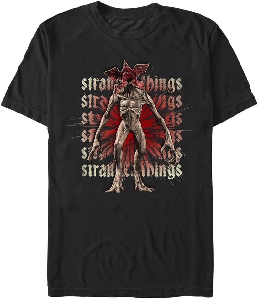 Stranger Things Men s Big & Tall Demogorgon Focus Short Sleeve Tee S