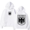 Rapper Kanye West Vultures Logo Felpa con cappuccio Unisex Donna Hip Hop Moda Vintage Maglioni Felpa Casual Pile Felpe con cappuccio Streetwear Unisex