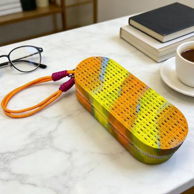 Swim Goggle Silicone Case Double-sided Breathable Drainage Holes Shockproof Large Capacity Portable Travel Swimming Glasses Carrier Bag Storage Box