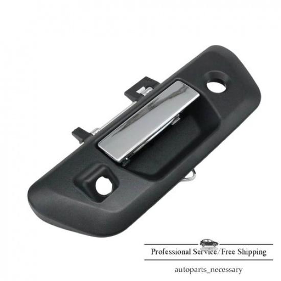 Rear Tailgate Handle W Key+Camera Hole Black For Nissan Navara D23 NP300 2015-21