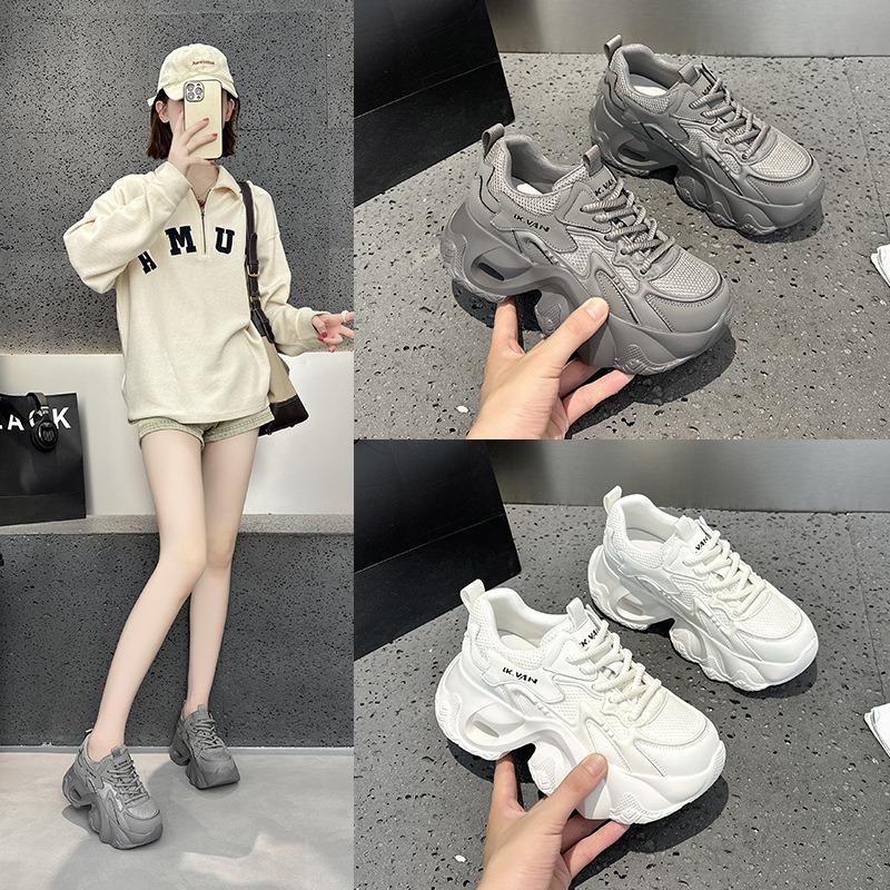 58881 Double net dad shoes women's autumn breathable versatile dad shoes student sports and leisure shoes