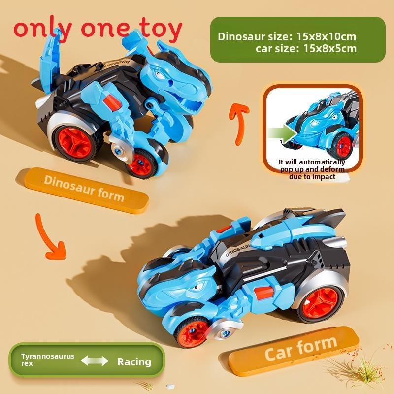 Triceratops T Rex Brachiosaurus Excavator Vehicle Inertia Toy For Gift Boys