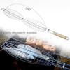 Roasting Fish Grilling Basket Camping Equipment Vegetable Heat-proof Folding DIY Bbq Outdoor Grill Grate Portable Barbecue Tools