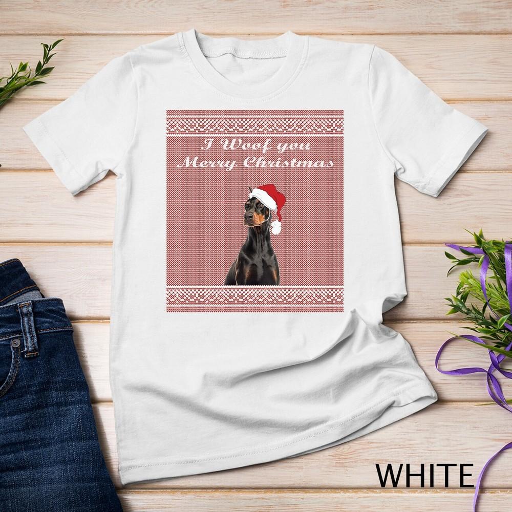 

Doberman Pinscher ugly Christmas party Unisex T-shirt 3XL