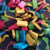 30Pcs Random Color Whiteboard Eraser Magnetic Felt Cloth Eraser Small Bone Eraser Office Essential Whiteboard Blackboard Eraser Reusable