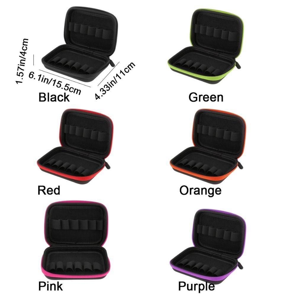 10ML Fassungsvermögen Ätherisches Öl Etui Stoßfest Parfümbox Praktische Aromatherapie Aufbewahrungstasche Reise