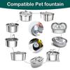 Cat Water Fountain Replacement Activated Carbon Filter for Replaced Filter Flower for Pet Dogs Round Drinking Fountain