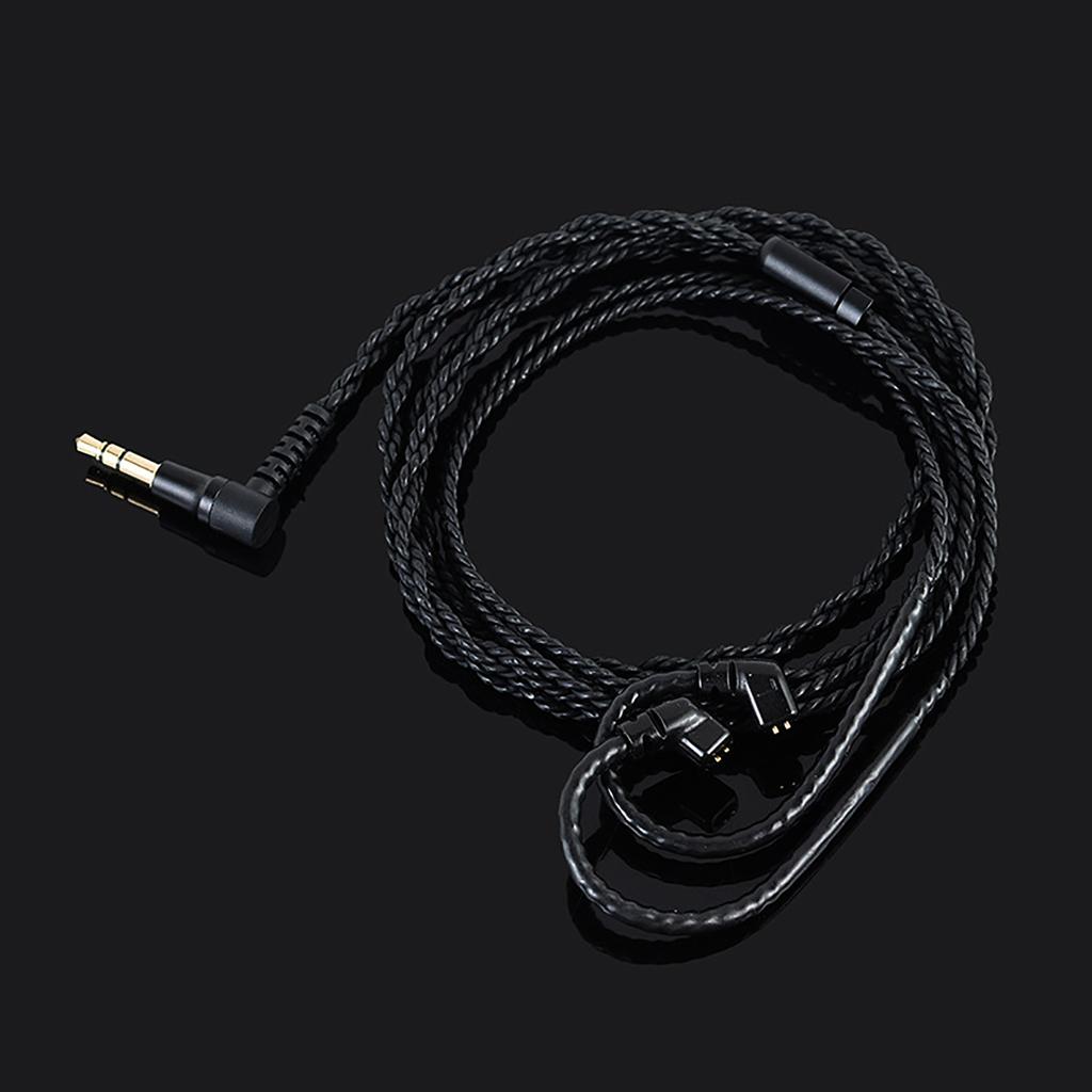 Earphone Cable 3.5mm Plug 8 Cores 5N OCC Copper 2pin/MMCX/QDC Earbuds Cable