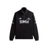 Kith Sudadera con Sudadera de Manga Larga con Cuello Alto y Letras del Logo de la Colaboración X BMW FW24 para Hombre Sudadera Negra M032904-001
