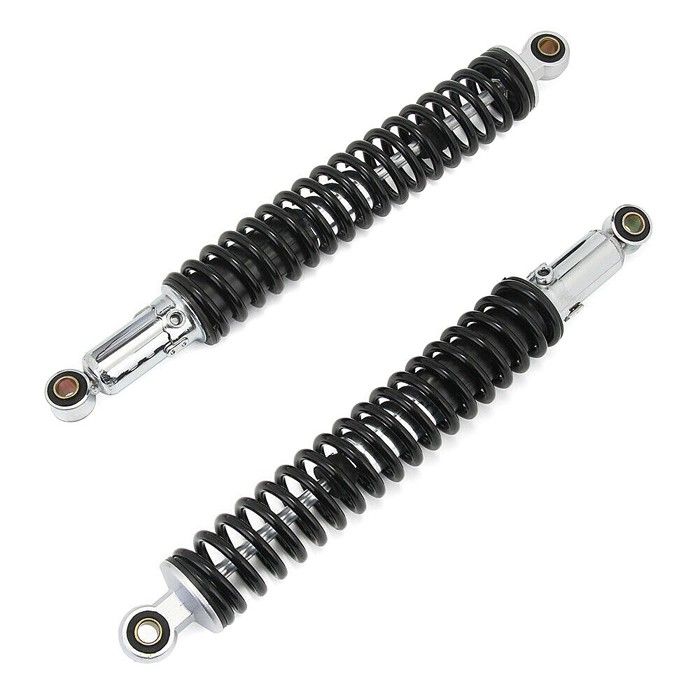 Motorrad-Hinterradstoßdämpfer 400mm Federung Paar Universal SN4