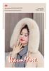 Petite Women's Thickened Down Parka with Fleece, Large Fur Collar, Korean Style, Waist-Cinched Hooded Jacket