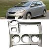 Silberne Autoradio-Blende Stereo Radio Blenden Panel Rahmen Abdeckung 9 Zoll Panel Rahmen Für Toyota Für MATRIX 2009 2010 2011 2012 2013 2014