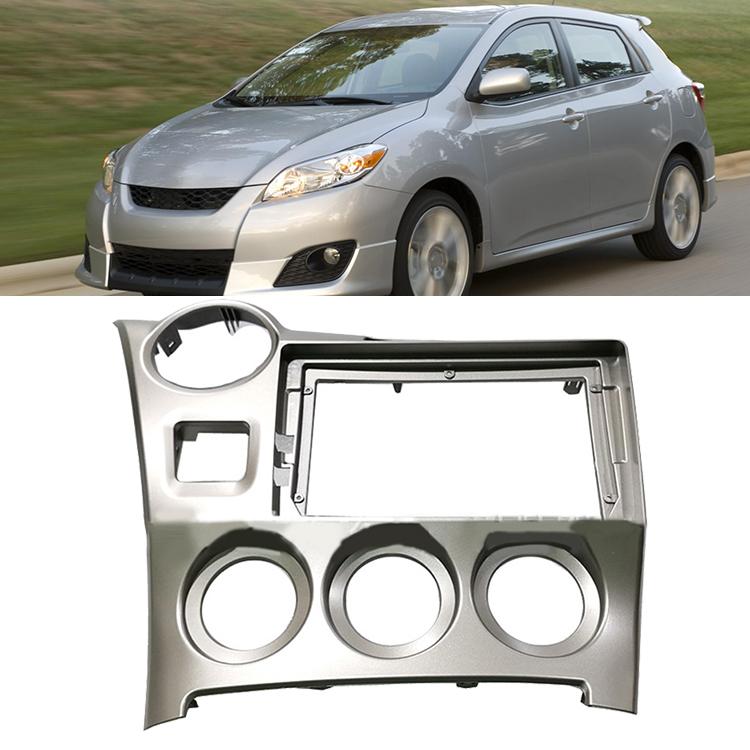 Silberne Autoradio-Blende Stereo Radio Blenden Panel Rahmen Abdeckung 9 Zoll Panel Rahmen Für Toyota Für MATRIX 2009 2010 2011 2012 2013 2014