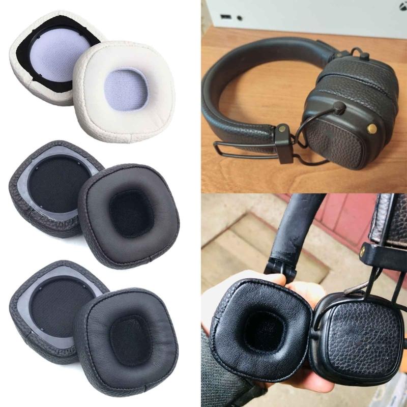 1Pair Earpads Ear Pads Cushion Earmuffs For Marshall Major 3/Major III Headphones, High Quality Headset Accessories