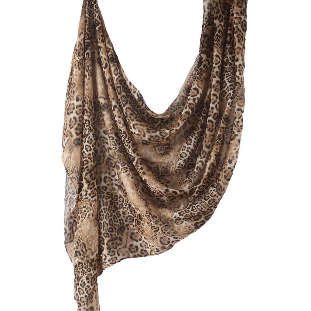 "Ethnic Watercolor Modal Cotton Shawl Satin Print Scarf for Women"