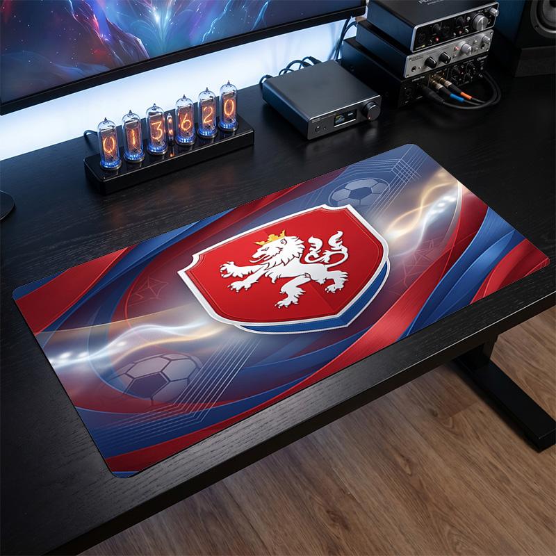 Republi Football Crest Mouse Pad, Extended Non Slip Rubber Desk Mat for Gaming Office Laptop Fan Gift