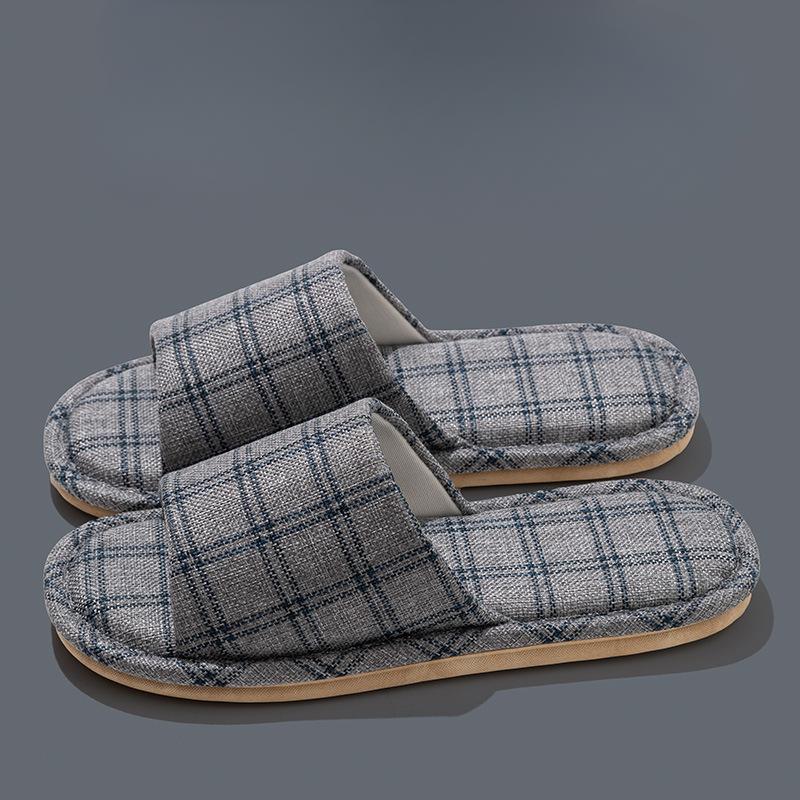 Linen Shoes, Indoor Home Anti-slip Slippers, Cloth Shoes