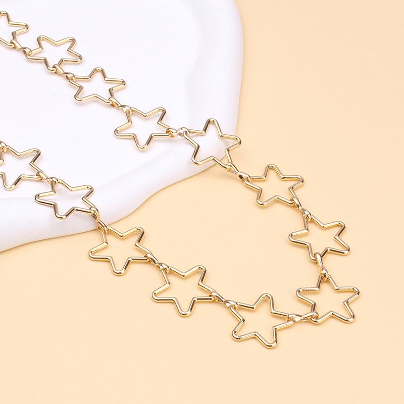 Star Metal Waist Chain Women'S Belt Y2K Dress Short Skirt Cute Japanese Style Personality Chain Belt Student Dress Waist Belt