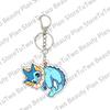 Creative Classics Eevee Anime Acrylic Keychain Pendant Decor Cartoon Umbreon Eevee Espeon Glaceon Jolteon Bag Key Ring Charm