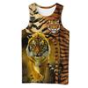 Beautiful Animal Tiger Skin 3D Printed Men Vest Harajuku Fashion Sleeveless T-shirt Summer Street Unisex Tank Tops