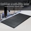 New Rubber Rubber Matting Black Anti Slip Door Rug Modern Style Door Mat Home Kitchen