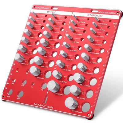 Screw, Nut, and Bolt Thread Checker Gauge