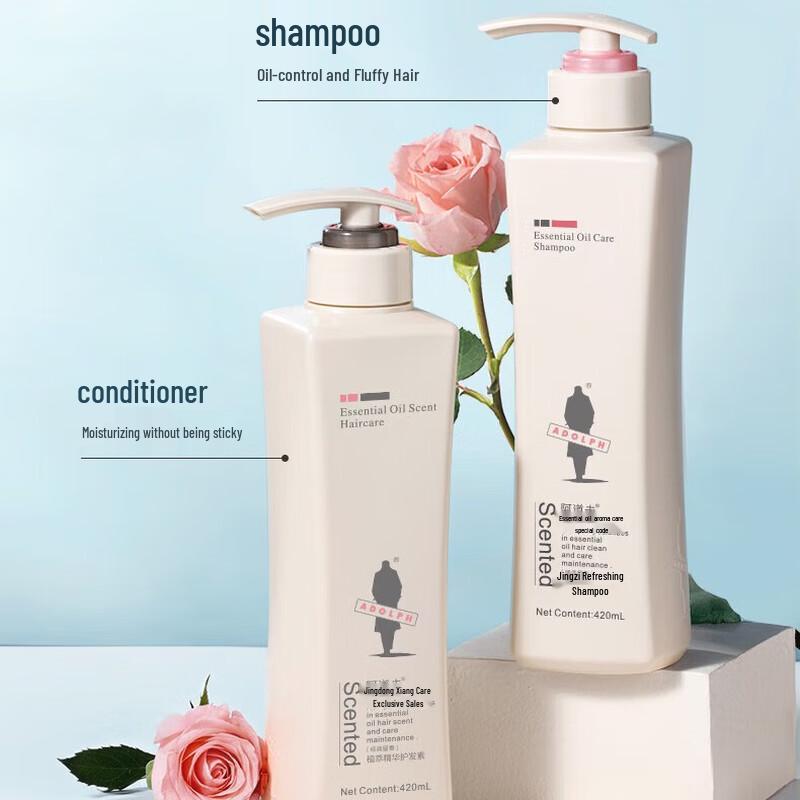 

Adolph Essential Oil Purifying & Refreshing Shampoo & Conditioner Set