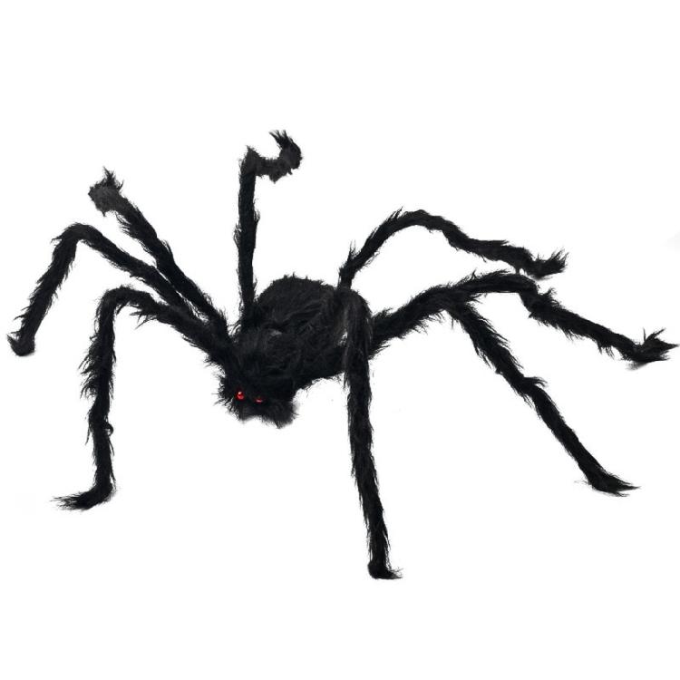 High Detail Realistic Large Spiders Halloween Decoration For Haunting House Bar Event And Horror Themed Party Setups