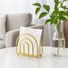 Metal Napkin Holder Hollow Tissue Dispenser Stable Paper Napkin Organizer Dinner Table