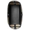 Tory Burch Mcgraw Magnetic Snap And Chain Buckle Canvas With Leather Trim Bucket Bag Women bags Natural Multicolor 158504-254