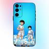 Anime C-captain T-tsubasa Phone Case For Samsung S25,S24,S21,S22,S23,S30,Ultra,S20,Plus,Fe,Lite,Note,10,9,5G Black Cover