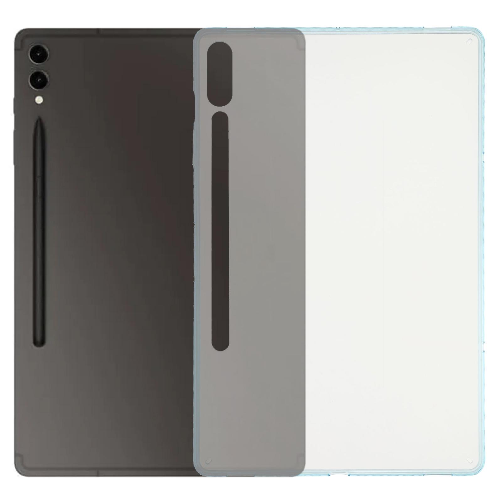 

Tablet Case For Samsung Galaxy Tab S10+/S9 FE+/S9+ Flexible TPU+Acrylic Shockproof Protective Cover Baby Blue